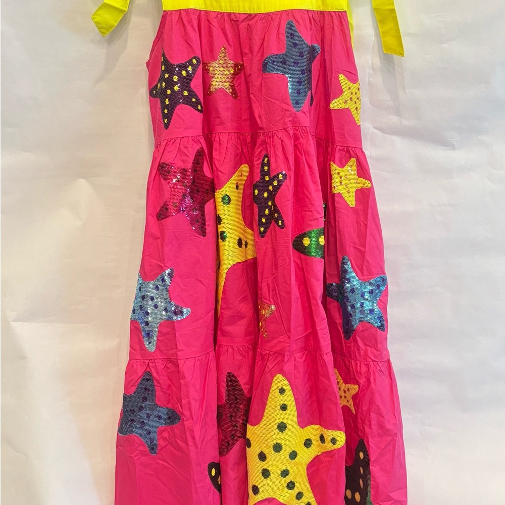 Queen of Sparkles Starfish Maxi Dress size XS